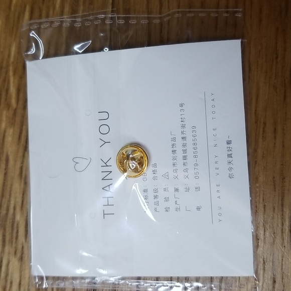 NWT n x u Mountain Enamel Pin - Picture 2 of 2